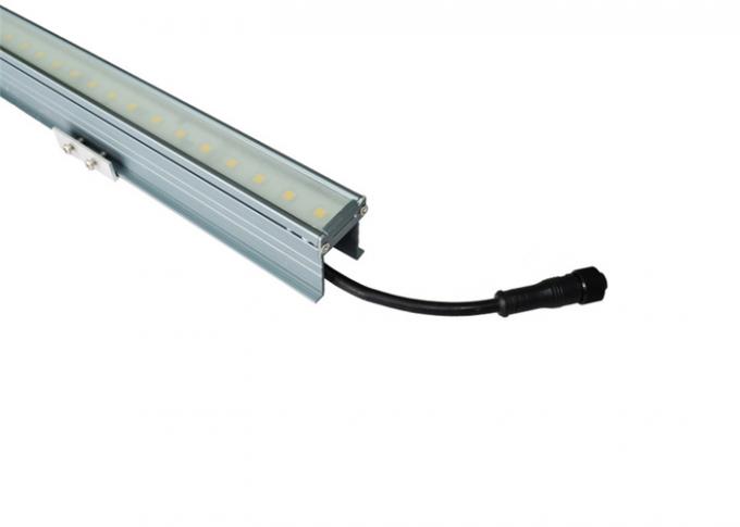 12W DC48V SMD5050 DMX512 των οδηγήσεων γραμμική ελαφριά μετάδοση σημάτων υποστήριξης μεγάλης απόστασης για την οικοδόμηση του φωτισμού περιλήψεων