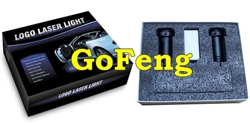 High efficient led car logo shadow light, No pollution, no noises